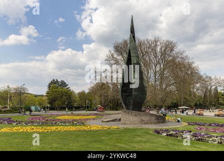 Ein Bild vom Centenary Memorial auf der Margareteninsel Stockfoto