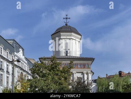 Ein Bild der Kirche St. Demetrius in Bukarest Stockfoto