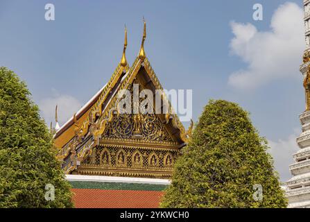 Ein Bild der Phra Ubosot, oder Kapelle, im Großen Palast Stockfoto