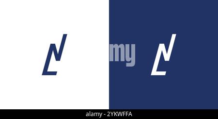 Modernes und einzigartiges LN-Logo Stock Vektor