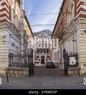 Ein Bild der Beth-Israel-Synagoge in Brasov Stockfoto