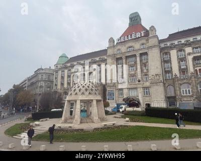 Gellert Bad und Hotel in Buda - Budapest 19.11.2024: Sehenswürdigkeiten *** Gellert Bad und Hotel in Buda Budapest 19 11 2024 Sehenswürdigkeiten Stockfoto