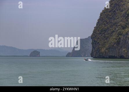 Ein Bild der Inseln des Ao Phang Nga Nationalparks Stockfoto