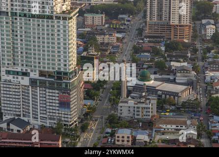 Ein Bild der Kampung Baru Jamek Moschee in Kuala Lumpur Stockfoto