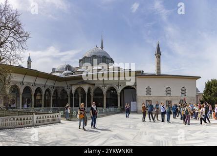 Ein Bild der Kammer der heiligen Reliquien, Teil des Topkapi-Palastkomplexes Stockfoto