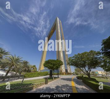 Ein Bild vom Dubai Frame Stockfoto