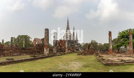 Ein Bild des Tempels Wat Phra Si Sanphet Stockfoto