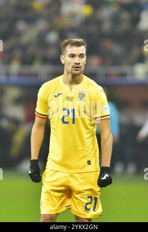 Darius Olaru während des Spiels der UEFA Nations League Rumänien gegen Zypern , 18.11.2024 , Bukarest , Rumänien Stockfoto