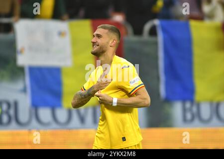 Daniel Barligea während des Spiels der UEFA Nations League Rumänien gegen Zypern , 18.11.2024 , Bukarest , Rumänien Stockfoto