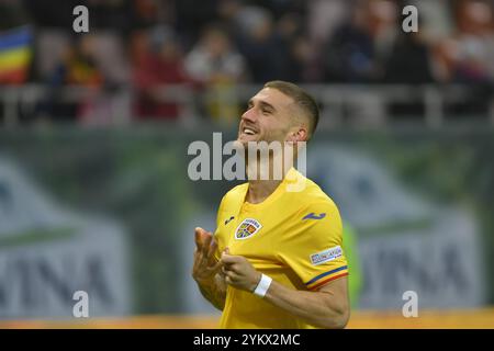 Daniel Barligea während des Spiels der UEFA Nations League Rumänien gegen Zypern , 18.11.2024 , Bukarest , Rumänien Stockfoto