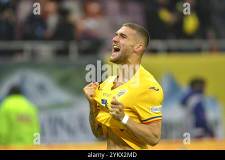 Daniel Barligea während des Spiels der UEFA Nations League Rumänien gegen Zypern , 18.11.2024 , Bukarest , Rumänien Stockfoto