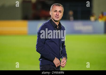 Levan Korghalidze vom FC Iberia während des Spiels der georgischen Fußballliga 2024 zwischen dem FC Iberia Tbilisi und dem FC Torpedo Kutaisi im Davit Petriashvi Stockfoto