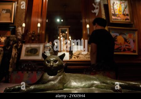 Kattenkabinet, das Katzenkabinett Museum, Amsterdam Stockfoto