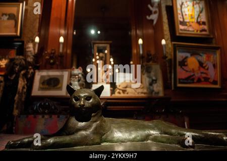 Kattenkabinet, das Katzenkabinett Museum, Amsterdam Stockfoto