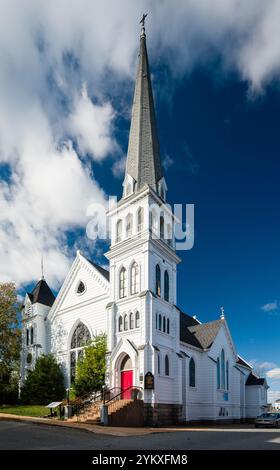Zion Evangelisch-Lutherische Kirche   Lunenburg, Nova Scotia, CAN Stockfoto