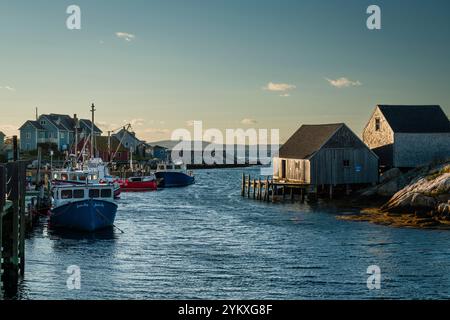 Harbor   Peggy's Cove, Nova Scotia, CAN Stockfoto
