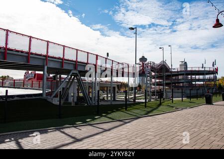 Niagara Speedway Rennstrecke auf Cliffton Hill in Niagara Falls, Ontario, Kanada Stockfoto