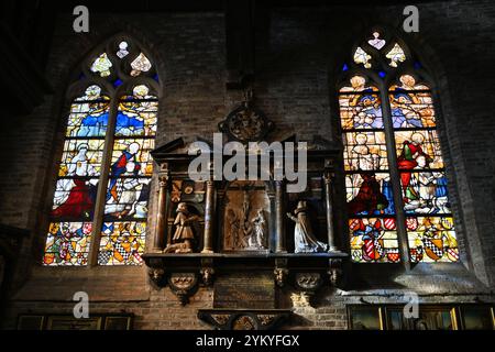 Im Inneren des Jeruzalem Kerk (Jeruzalemkapel) – Brügge, Belgien – 23. Oktober 2024 Stockfoto