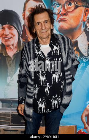London, Großbritannien. November 2024. Ronnie Wood nimmt an der Premiere von Kitties UK in den Abbey Road Studios in St John's Wood Teil. Quelle: SOPA Images Limited/Alamy Live News Stockfoto