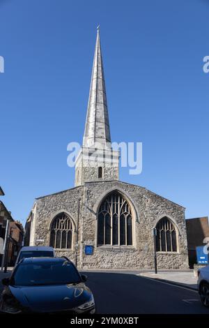 St Michael die Erzengel Church am St Michael’s Square ist das älteste Gebäude, das noch in Gebrauch ist in der Stadt Southampton, England Stockfoto