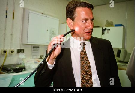 Michael Portillo, Chelsea & Westminster Hospital, London, Großbritannien Stockfoto