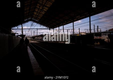 Bahnhof Toulouse Matabiau im Departement Haute-Garonne in der französischen Region Occitanie am 15. August 2022. Gare ferroviaire de Toulouse Mata Stockfoto