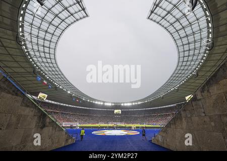 BERLIN, DEUTSCHLAND - 21. JUNI 2024: Euro 2024 Groupe D Spiel Polen gegen Österreich 1:3. Olympiastadion Des Olympiastadions Stockfoto