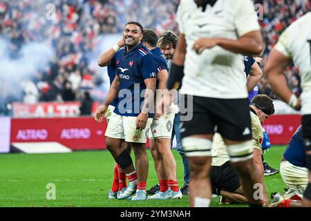 Saint Denis, Frankreich. November 2024. Peato Mauvaka während des Autumn Nations Series XV Rugby Matches France gegen New Zealand All Blacks im Stade de France in Saint Denis bei Paris am 16. November 2024. Foto Victor Joly/DPPI Credit: DPPI Media/Alamy Live News Stockfoto