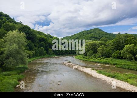 San Valley Landscape Park, Gmina Lutowiska, Bieszczady, Woiwodschaft Podkarpackie, Polen Stockfoto