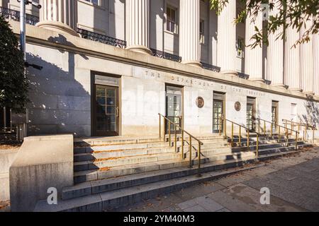 Das historische Gebäude des Finanzministeriums in Washington, DC, USA Stockfoto
