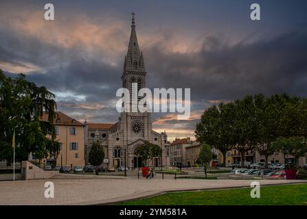 Cathédrale Notre-Dame-et-Saint-Arnoux, Gap, Frankreich. Stockfoto