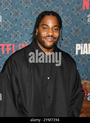 LOS ANGELES, KALIFORNIEN - 19. NOVEMBER: Malcolm Washington nimmt am 19. November 2024 an der Premiere von Netflix's 'The Piano Lektion' im Egyptian Theatre Hollywood Teil. Quelle: Jeffrey Mayer / MediaPunch Stockfoto