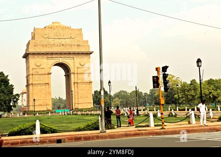 Das India Gate in Neu-Delhi, Delhi, Indien. Stockfoto