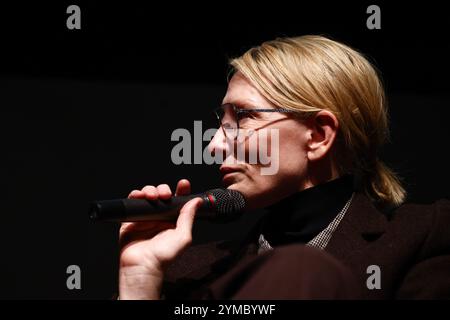 Torun, Polen. November 2024. Cate Blanchett nimmt am 20. November 2024 an einem Treffen während des 32. Internationalen Filmfestivals Energa CAMERIMAGE in Torun Teil. (Kreditbild: © Beata Zawrzel/ZUMA Press Wire) NUR REDAKTIONELLE VERWENDUNG! Nicht für kommerzielle ZWECKE! Stockfoto