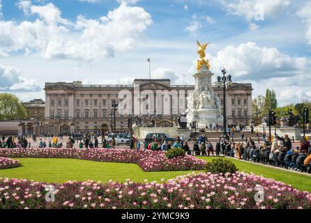 Der Buckingham Palace, die königliche Residenz in London, England, Großbritannien Stockfoto