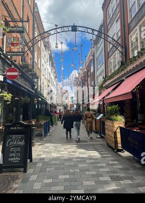 Das Gebiet von SOHO, City of Westminster im West End von London, Großbritannien Stockfoto