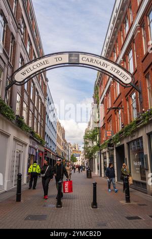 Das Gebiet von SOHO, City of Westminster im West End von London, Großbritannien Stockfoto