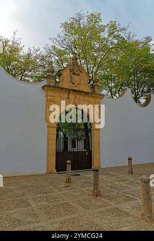 Stierkampfarena, Plaza de Toros de Ronda, Tor, historisch Stockfoto