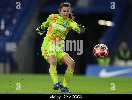 London, Großbritannien. November 2024. Kelsey Daugherty von Celtic während des Spiels der UEFA Women's Champions League in Stamford Bridge, London. Der Bildnachweis sollte lauten: Paul Terry/Sportimage Credit: Sportimage Ltd/Alamy Live News Stockfoto
