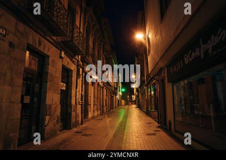 Astorga, Spanien, 9. Juni 2022: Blick auf das Rathaus in Astorga in Spanien. Hochwertige Fotos Stockfoto