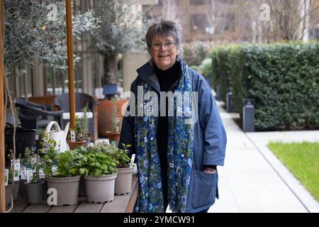 Jekka McVicar, Bio-Kräuteranbauer und Gartenbauautor, England, Großbritannien Stockfoto