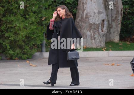 Königin Letiziao Spain al bei der „Luis Carandell“ Journalism Awards am 21. November 2024 im Senatspalast in Madrid, Spanien. Stockfoto