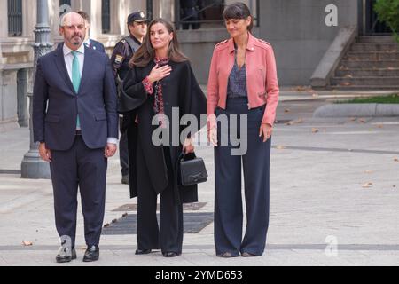 Königin Letiziao Spain al bei der „Luis Carandell“ Journalism Awards am 21. November 2024 im Senatspalast in Madrid, Spanien. Stockfoto