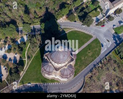 Todi (Umbrien-Provinz Perugia). Tempel von Santa Maria Della Consolazione Stockfoto