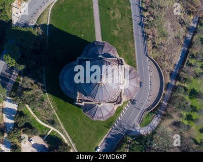 Todi (Umbrien-Provinz Perugia). Tempel von Santa Maria Della Consolazione Stockfoto
