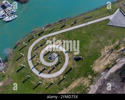 Tuoro (Umbrien-Provinz Perugia). Campo Del Sohle Stockfoto