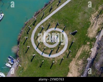 Tuoro (Umbrien-Provinz Perugia). Campo Del Sohle Stockfoto