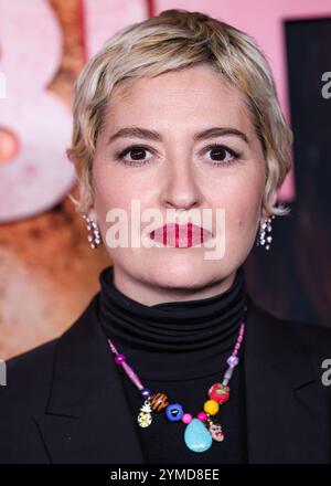 Hollywood, Usa. November 2024. HOLLYWOOD, LOS ANGELES, KALIFORNIEN, USA - 20. NOVEMBER: Marielle Heller kommt zur Los Angeles Premiere von Searchlight Pictures 'Nightbitch', die am 20. November 2024 in der Academy of Motion Picture Arts Sciences - Linwood Dunn Theater in Hollywood, Los Angeles, Kalifornien, USA stattfindet. (Foto: Xavier Collin/Image Press Agency) Credit: Image Press Agency/Alamy Live News Stockfoto
