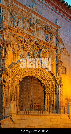 Kirche, Iglesia Capitular de El Sagrario, Portal Stockfoto