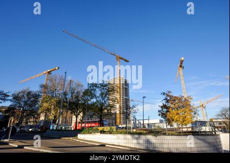 Deutschland, Baden-Württemberg, Stuttgart 21.11.2024, Deutschland, DE, Baden-Württemberg, Stuttgart, im Bild Stadtansichten, Bahnhofsturm, S21, Baustelle, Kran, Kraene, Baumaschinen, Feature, Symbolbild Baden-Württemberg *** Deutschland, Baden Württemberg, Stuttgart 21 11 2024, Deutschland, DE, Baden Württemberg, Stuttgart, im Bild Stadtansichten, Bahnhofsturm, S21, Baustelle, Kran, Krane, Baumaschinen, Feature, Symbolbild Baden Württemberg Deutschland, Baden-Württemberg, Stuttgart, 21.11.2024-9 Stockfoto